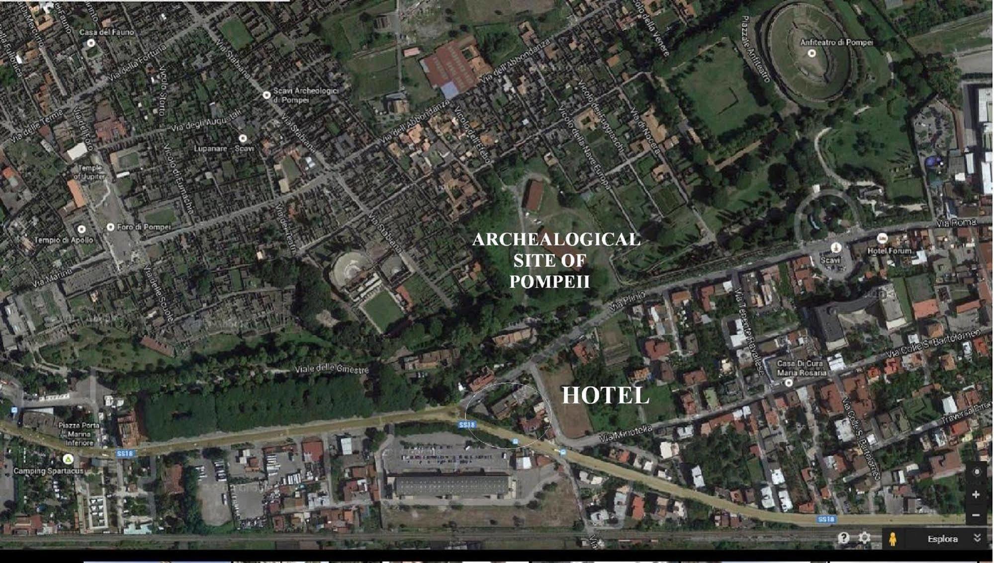 Hotel Degli Amici Pompeji Eksteriør billede
